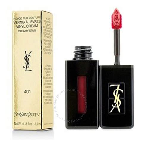 Ysl / Vinyl Cream Lip Stain (401) Rouge Vinyle .18 oz (5.3 ml)